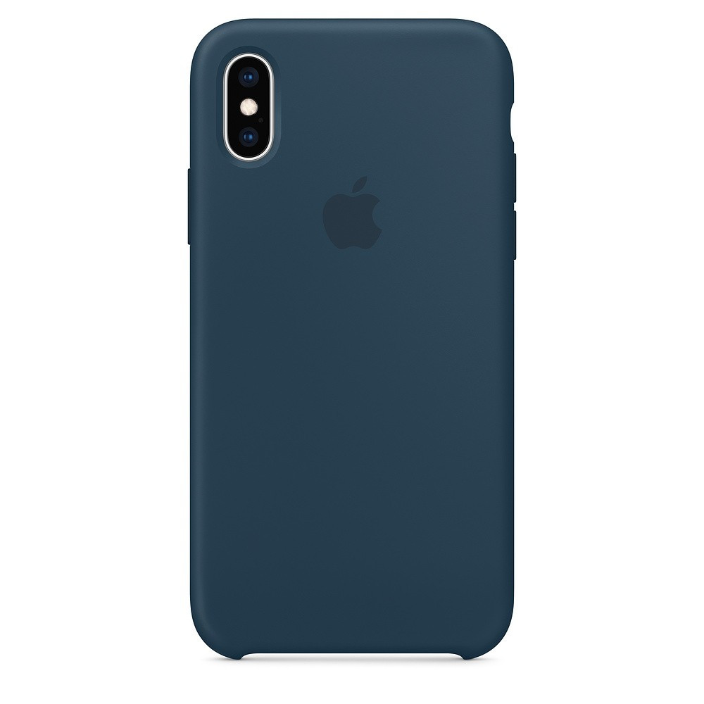 

Силиконовый чехол Silicone Case Apple iPhone XS Pacific Green