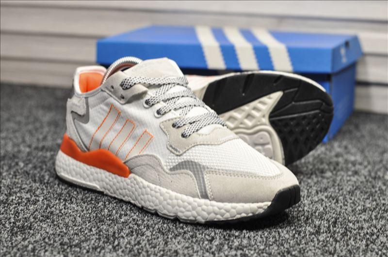 

Кроссовки мужские Adidas Nite Jogger 3M белые, Адидас Найт Джоггер, дышащий материал, прошиты. Код TD-9115 41