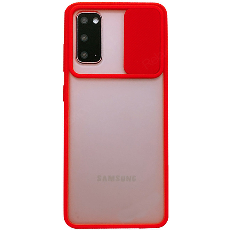 

Чехол Camshield mate TPU со шторкой защищающей камеру для Samsung Galaxy S20, Красный