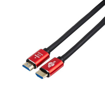 Кабель HDMI-HDMI ver 2.0 4K Atcom 5m Red/Gold пакет (24945), фото 2
