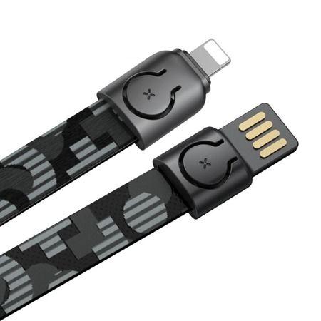 

Кабель USB Baseus Gold Collar Lanyard Lightning Cable 2.4A Black (CALJL-BW1)