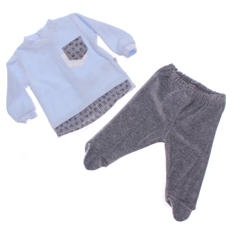 

Футболка с длинным рукавом + Брюки для мальчика. TM "BIBABY" 59483. Турция.