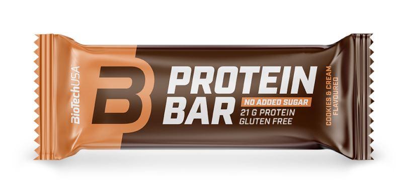 Протеиновый батончик BioTech Protein Bar 70 грамм Печенье и крем