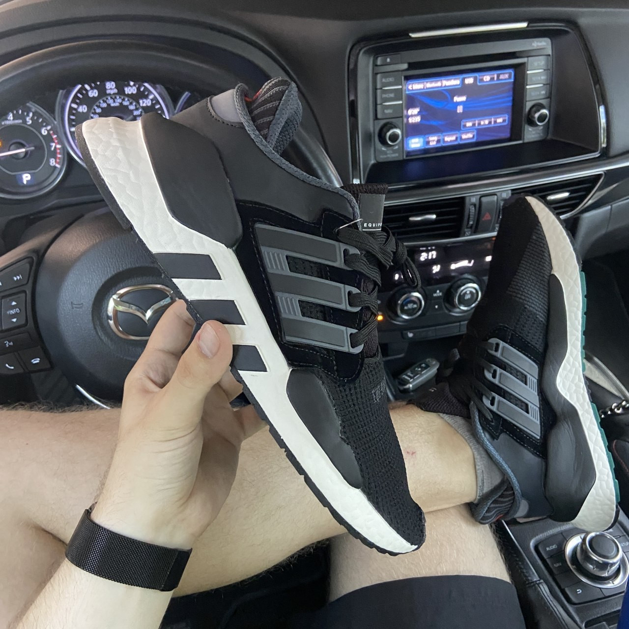 

Кроссовки Adidas EQT Primeknit Black, Разноцвет