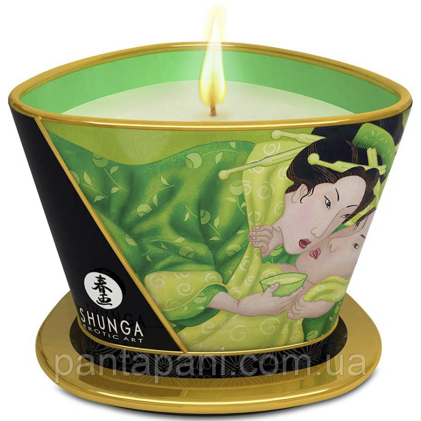 

Масажна свічка SHUNGA CANDLE GREEN TEA 170 ML