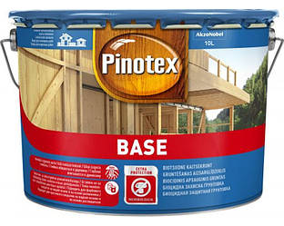 Антисептична Грунтовка PINOTEX BASE для деревини глубокоматовая 10л