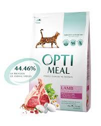 

Оптиміл для котів з чутливим травленням ягня. Optimeal Cat Adult Lamb Sensitive 4 кг