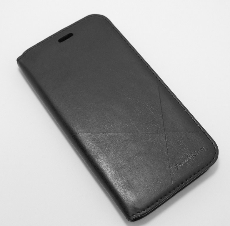 

Чехол-книжка для смартфона Xiaomi Redmi Note 8 чёрная MKA, Черный