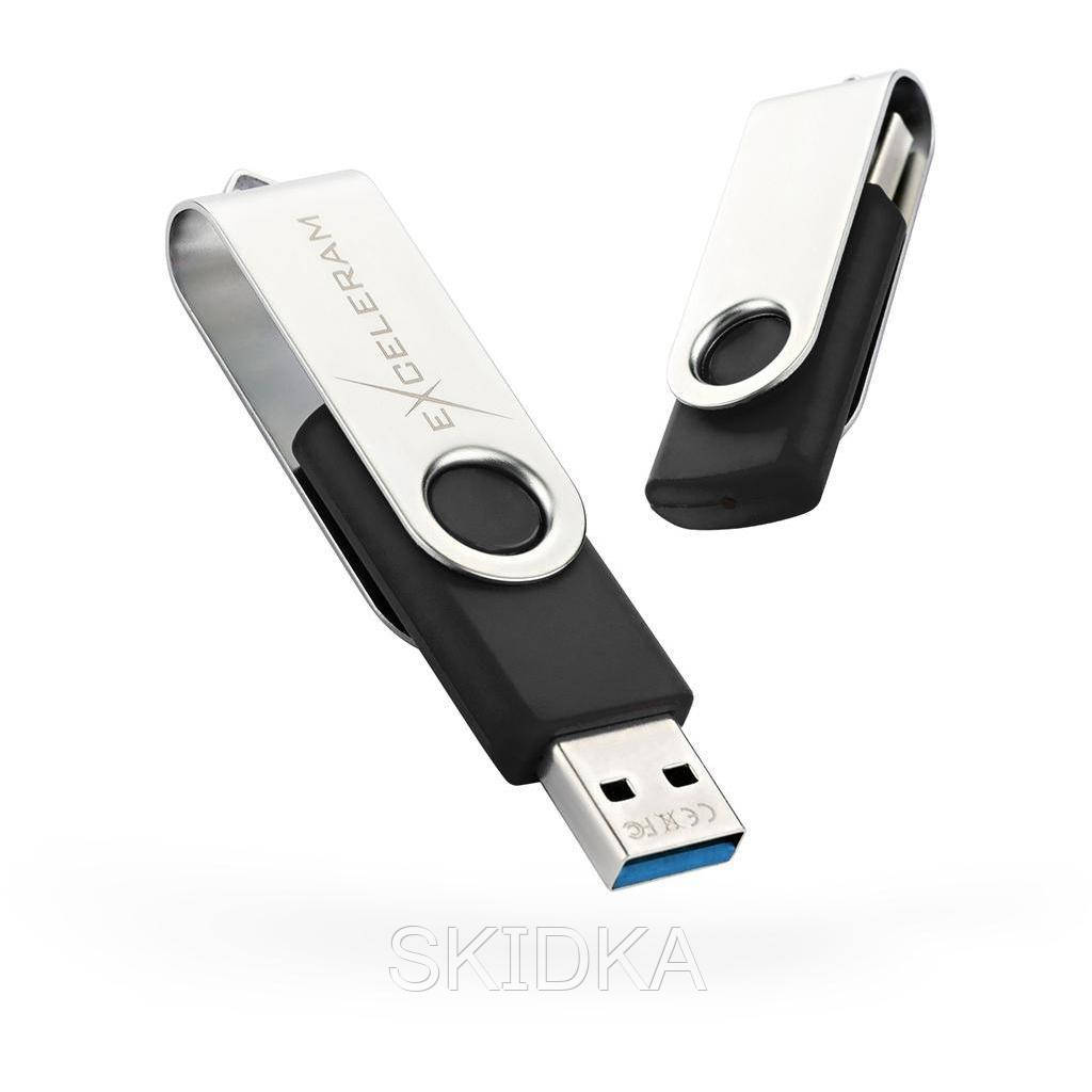 

USB флеш накопитель eXceleram 64GB P1 Series Silver/Black USB 3.1 Gen 1 (EXP1U3SIB64)