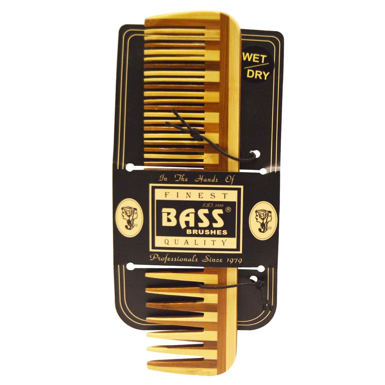 

Bass Brushes, Большой деревянный гребень, комбинация с редкими/частыми зубьями