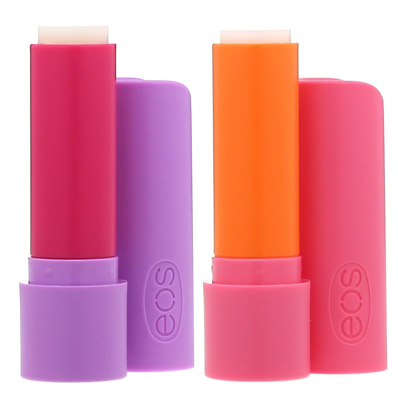 

EOS, Super Soft Shea Lip Balm, Strawberry Peach & Toasted Marshmallow, 2 Pack, 0.14 oz (4 g) Each