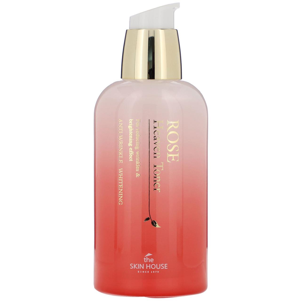 

The Skin House, Rose Heaven Toner, тонер с экстрактом розы, 130 мл