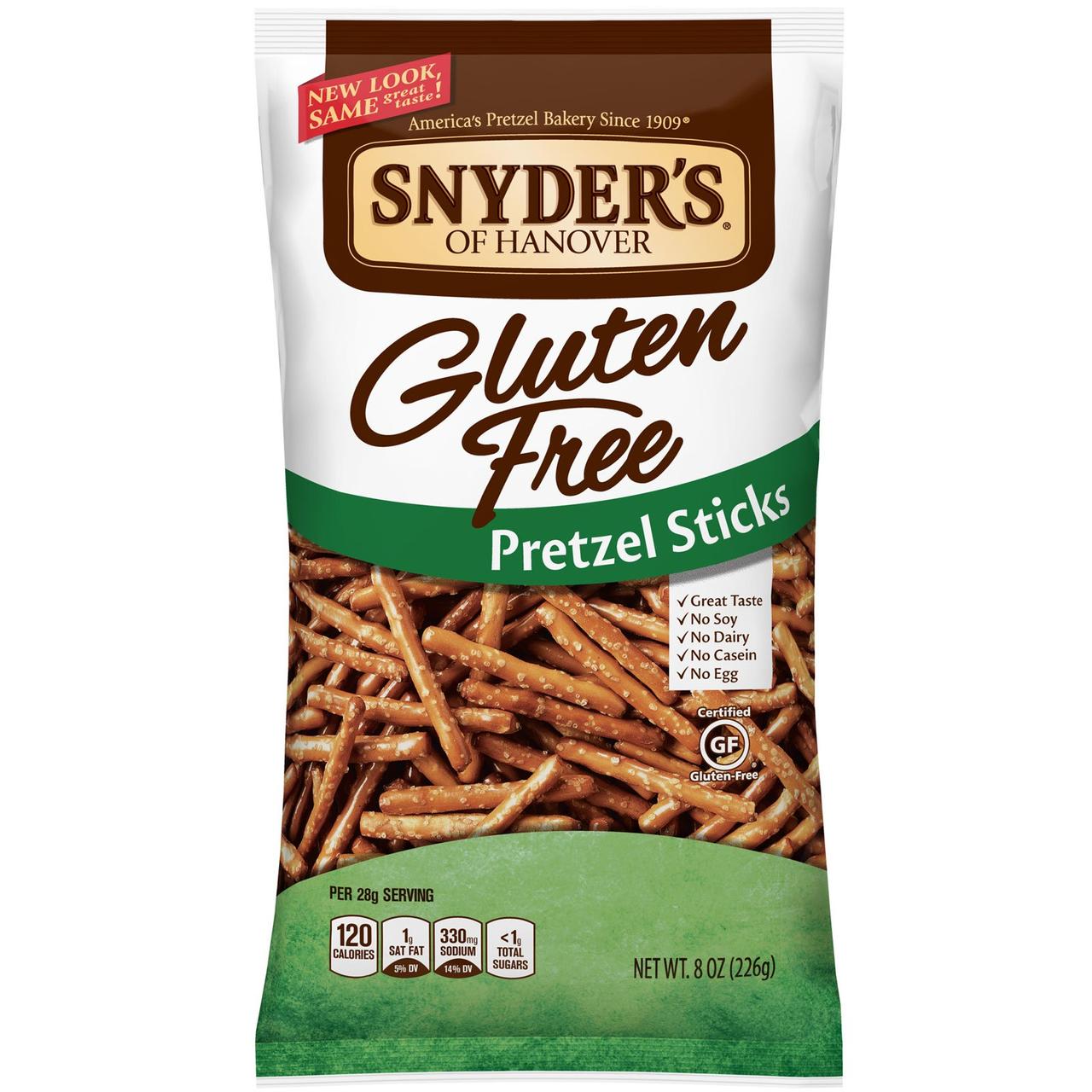 

Snyder's, Безглютеновая соленая соломка, 226 г