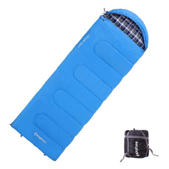 

Спальник KingCamp Oasis 250(KS3121) (blue,правая), Синий