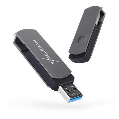 

USB флеш накопитель eXceleram 64GB P2 Series Gray/Black USB 3.1 Gen 1 (EXP2U3GB64)