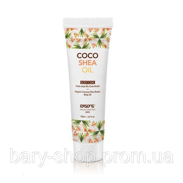 

Органическое кокосовое масло Карите (Ши) для тела EXSENS Coco Shea Oil 100 мл, сертификат ECOCERT