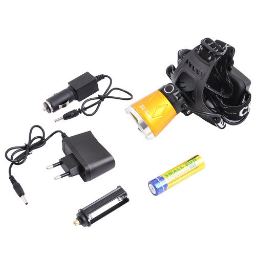 

Фонарь налобный ультрафиолетовый + белый свет Small Sun UV5866 XPE