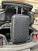 Большой чемодан Луи Виттон серый монограмм | Чемодан кожаный Луи Виттон вместительный, фото 6
