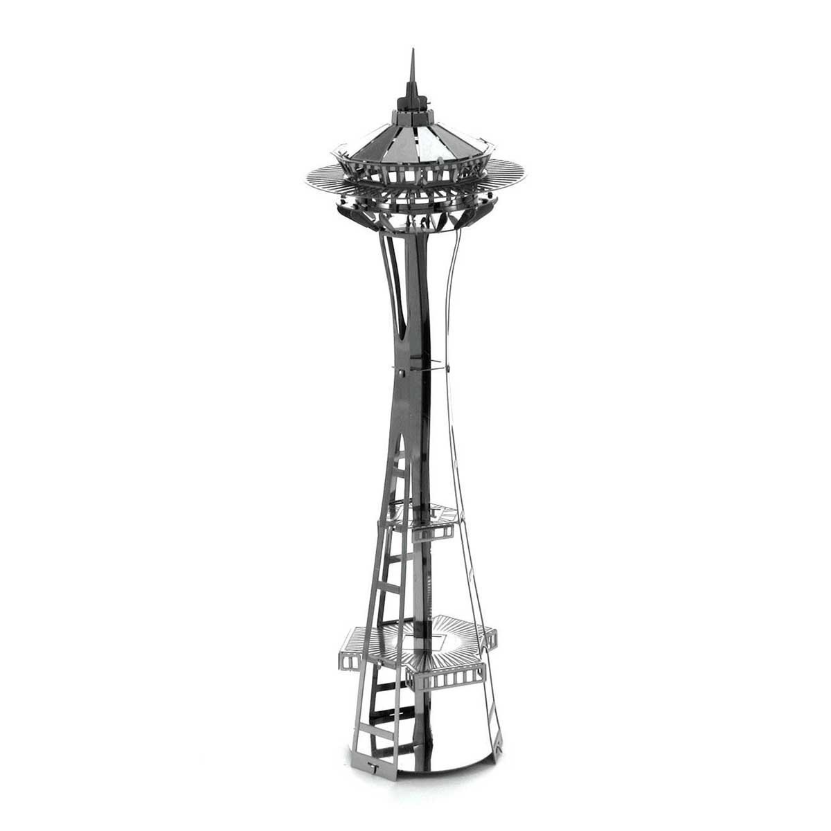 

3D металлический конструктор Башня Спейс Нидл (space needle ) 3d metal, Серебристый