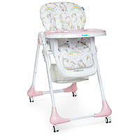 Детский стульчик для кормления Bambi M 3233 UNICORN PINK,розовый