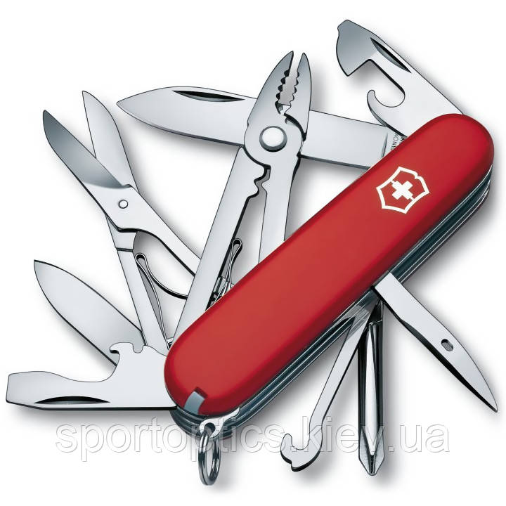 

Нож Victorinox Swiss Army Deluxe Tinker / 91мм, 17 функций, Красный