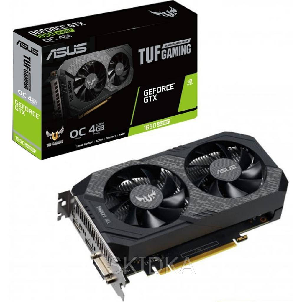 

Видеокарта ASUS GeForce GTX1650 SUPER 4096Mb TUF GAMING OC (TUF-GTX1650S-O4G-GAMING)