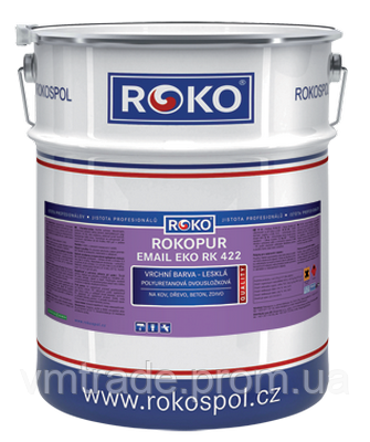 

Краска для пищевых хранилищ ROKOPUR Email EKO RK 422 10кг+2 кг