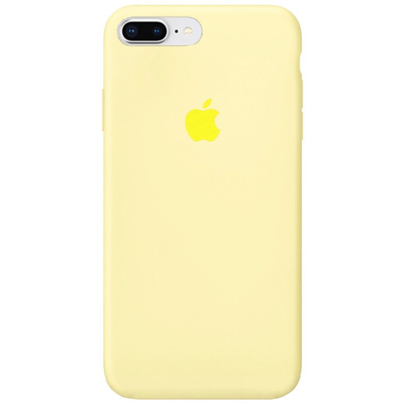 

Чехол Silicone Case Full Protective (AA) для Apple iPhone 7 plus / 8 plus (5.5"), Желтый / mellow yellow