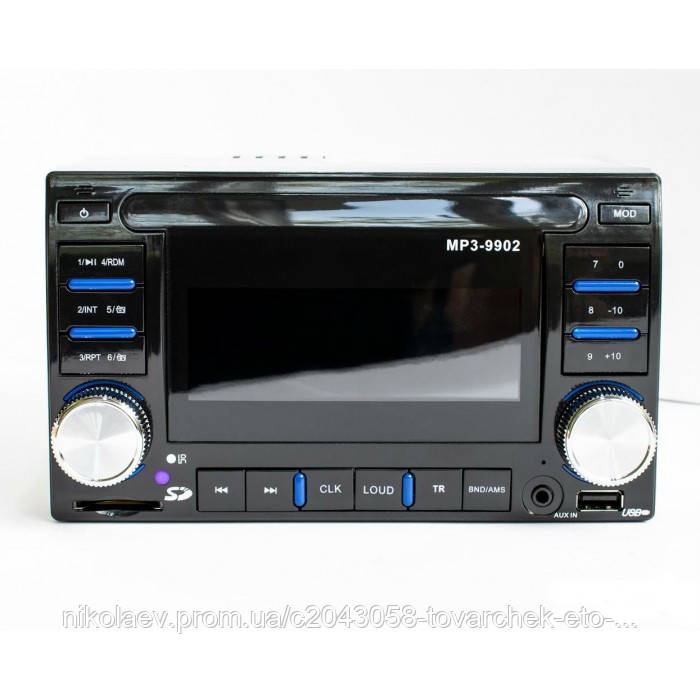 

Автомагнитола MP3 USB AUX FM 9902 2DIN