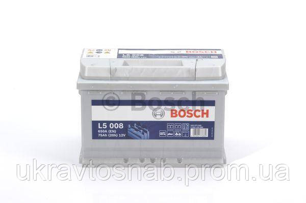 

Аккумулятор BOSCH ТЯГОВЫЙ L5 DEEP CYCLE ПРАВ [+] 75AH 650A 278*175*190