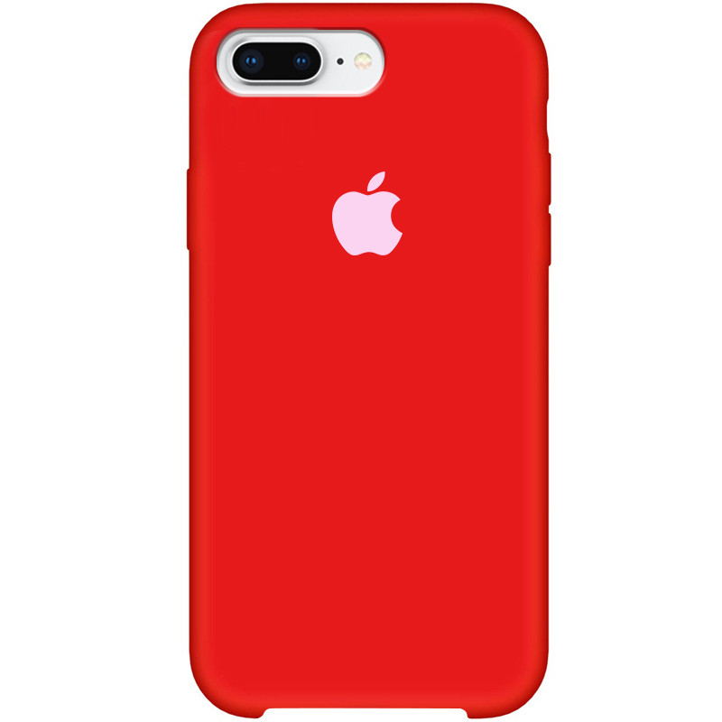 

Чехол Silicone Case (AA) для Apple iPhone 7 plus / 8 plus (5.5") Красный / Dark Red