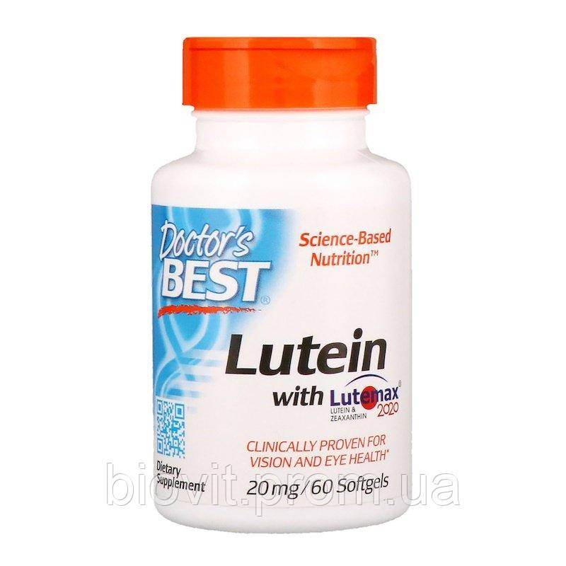 

Лютеин с Lutemax 2020 (Lutein with Lutemax 2020) 20 мг/4 мг 60 капсул