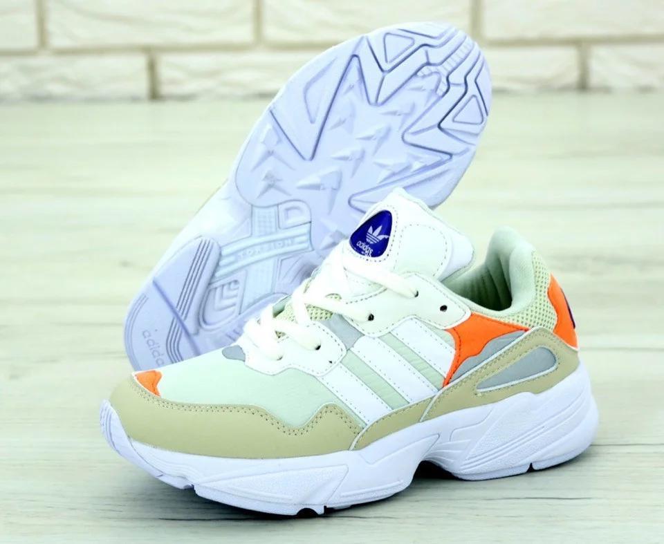 

Женские кроссовки Adidas Yung 96 White / Адидас Янг 96 Белые 40, White - Orange