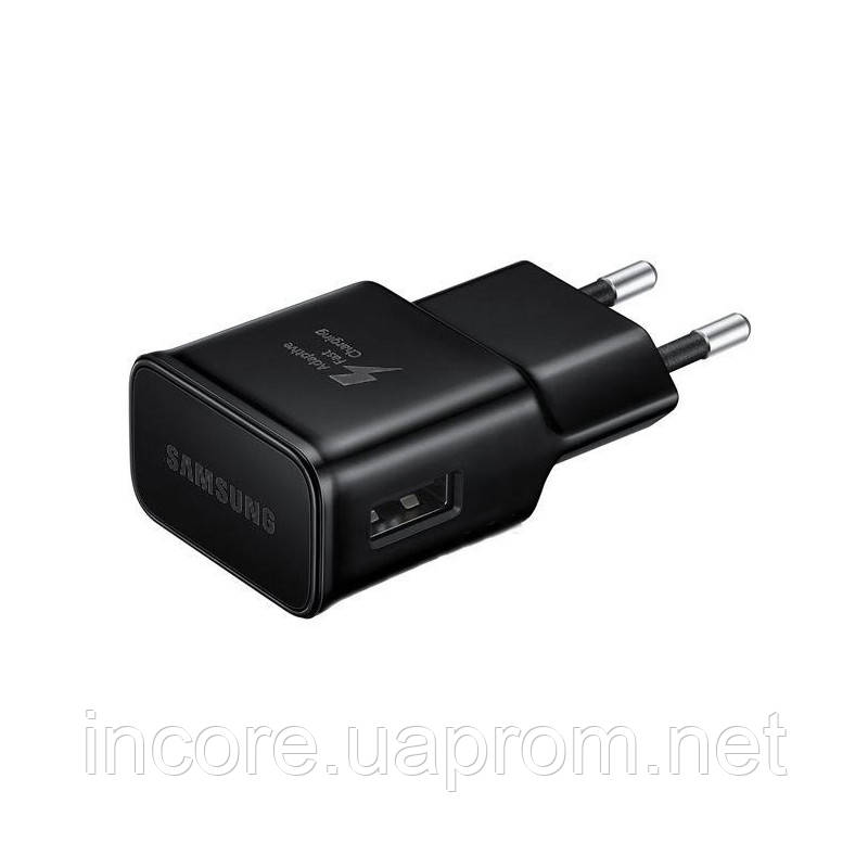 

Зарядний пристрій Samsung Fast Charge EP-TA200EBE 1USB/2A original black, Черный