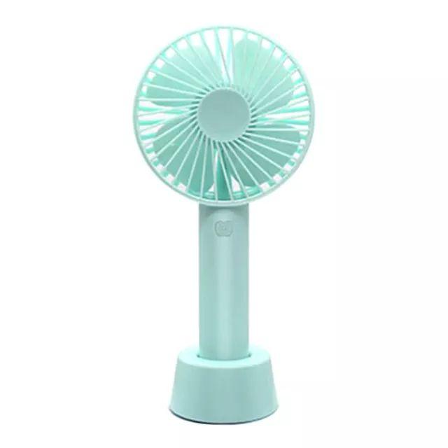 

Вентилятор ручной аккумуляторный Portable fan SS-2 Blue с подставкой и USB-зарядкой