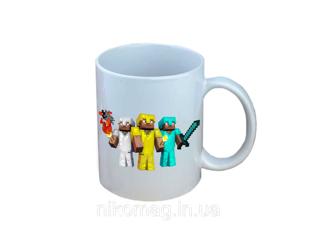 

Кружка с героями игры Minecraft 330 мл (n532-53)