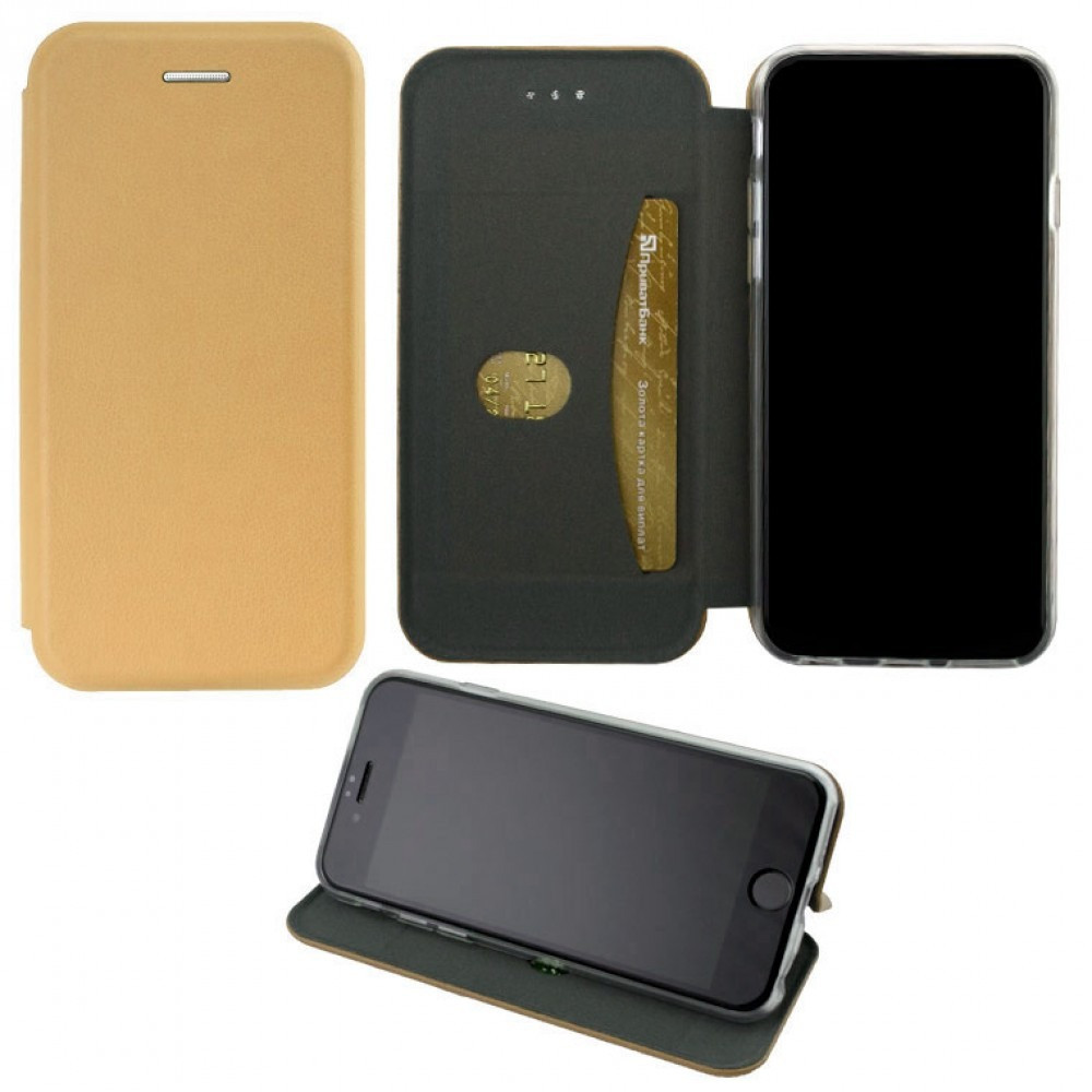 

Чехол-книжка Elite Case Samsung A7 2017 A720 Gold, Золотой