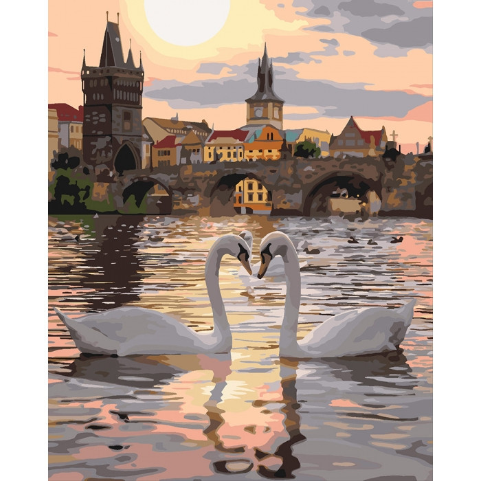 

Картина по номерам. "Романтичная Прага" 40*50см KHO4135