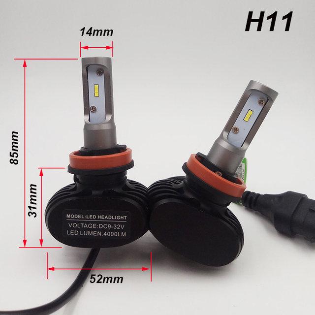 

Светодиодные LED лампы для фар автомобиля S1-H11