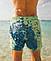 Шорты хамелеон для плавания, пляжные мужские спортивные меняющие цвет желтые в квадраты размер L код 26-0122, фото 8