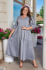 Сукня жіноча літнє довге розміри: 48-66, фото 3
