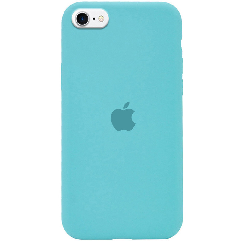 

Чехол Silicone Case Full Protective (AA) для Apple iPhone SE (2020), Бирюзовый / marine green