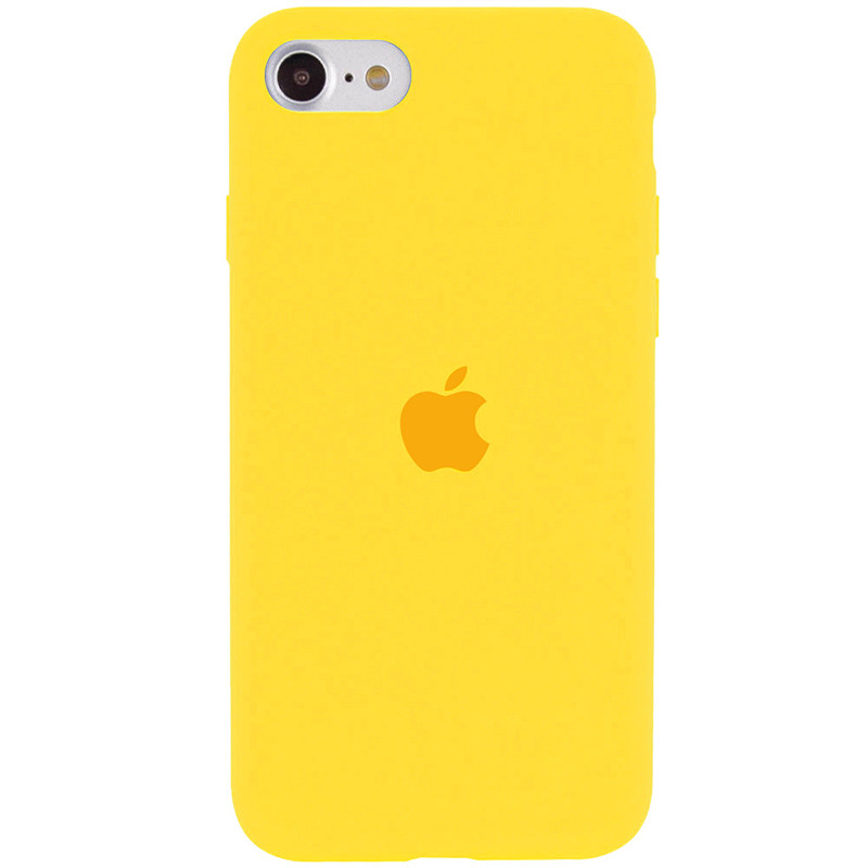 

Чехол Silicone Case Full Protective (AA) для Apple iPhone SE (2020), Желтый / canary yellow