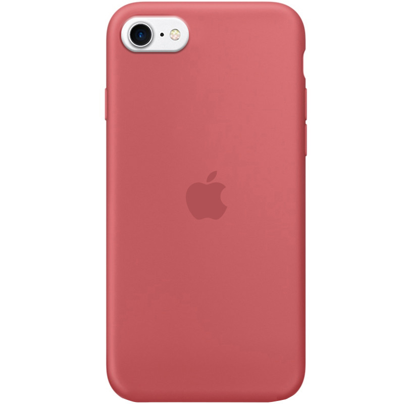 

Чехол Silicone Case Full Protective (AA) для Apple iPhone SE (2020), Красный / camellia