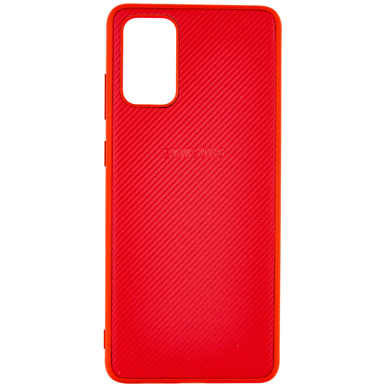

TPU чехол Fiber Logo для Samsung Galaxy S20+, Красный