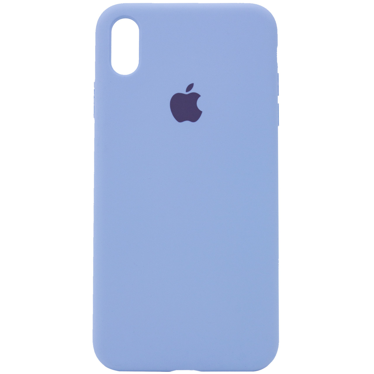 

Чехол Silicone Case Full Protective (AA) для Apple iPhone X (5.8") / XS (5.8, Голубой / lilac blue