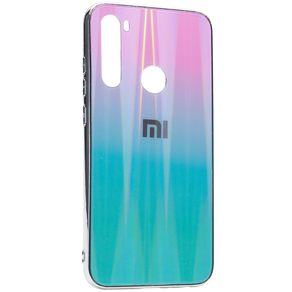 

TPU+Glass чехол Gradient Aurora с лого для Xiaomi Redmi Note 8