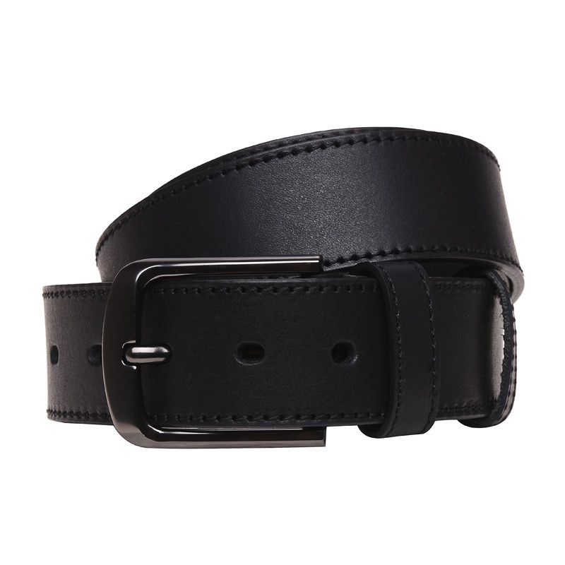 

Кожаный мужской ремень Borsa Leather v1mb2a, Черный