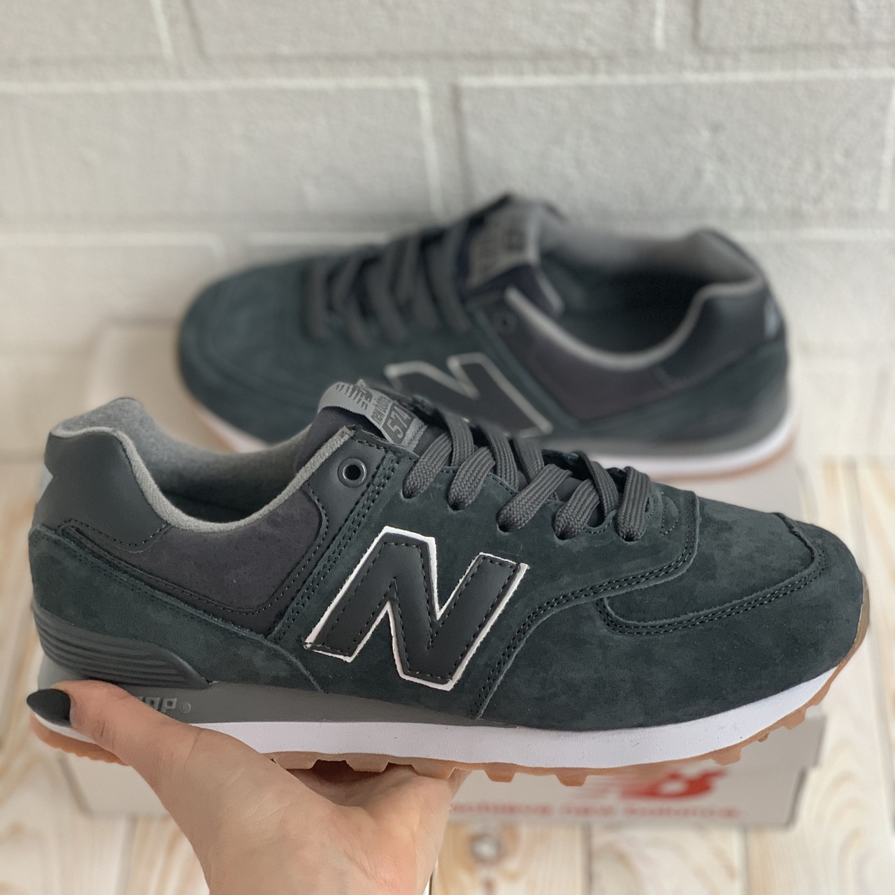 

Кроссовки спортивные мужские New Balance 574 кросовки весенние, Синий