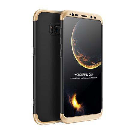 

Чехол GKK 360 для Samsung Galaxy S8 / G950 накладка Black-Gold, Черный + золотой